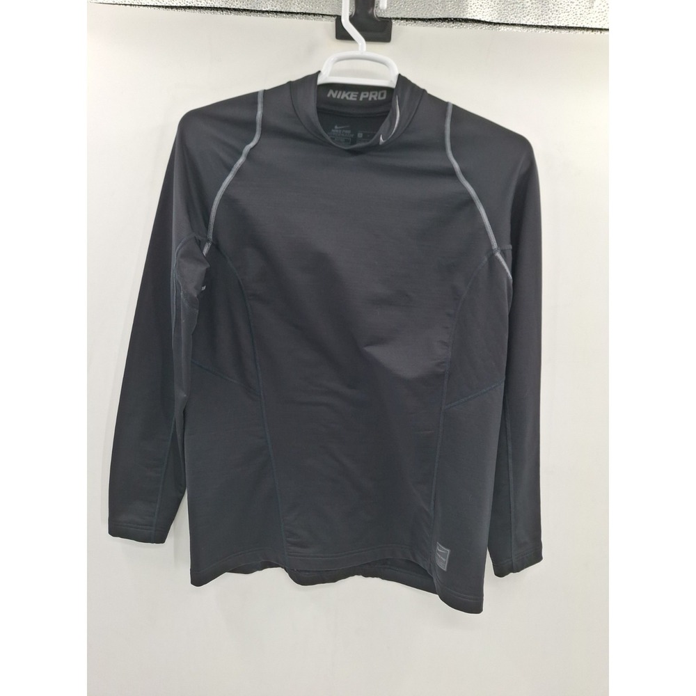 Nike Pro Hyperwarm Fitted‎ Large Black Compression Shirt